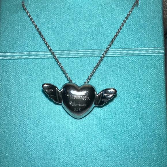 Tiffany Flying Heart Necklace - Picture 2 of 5